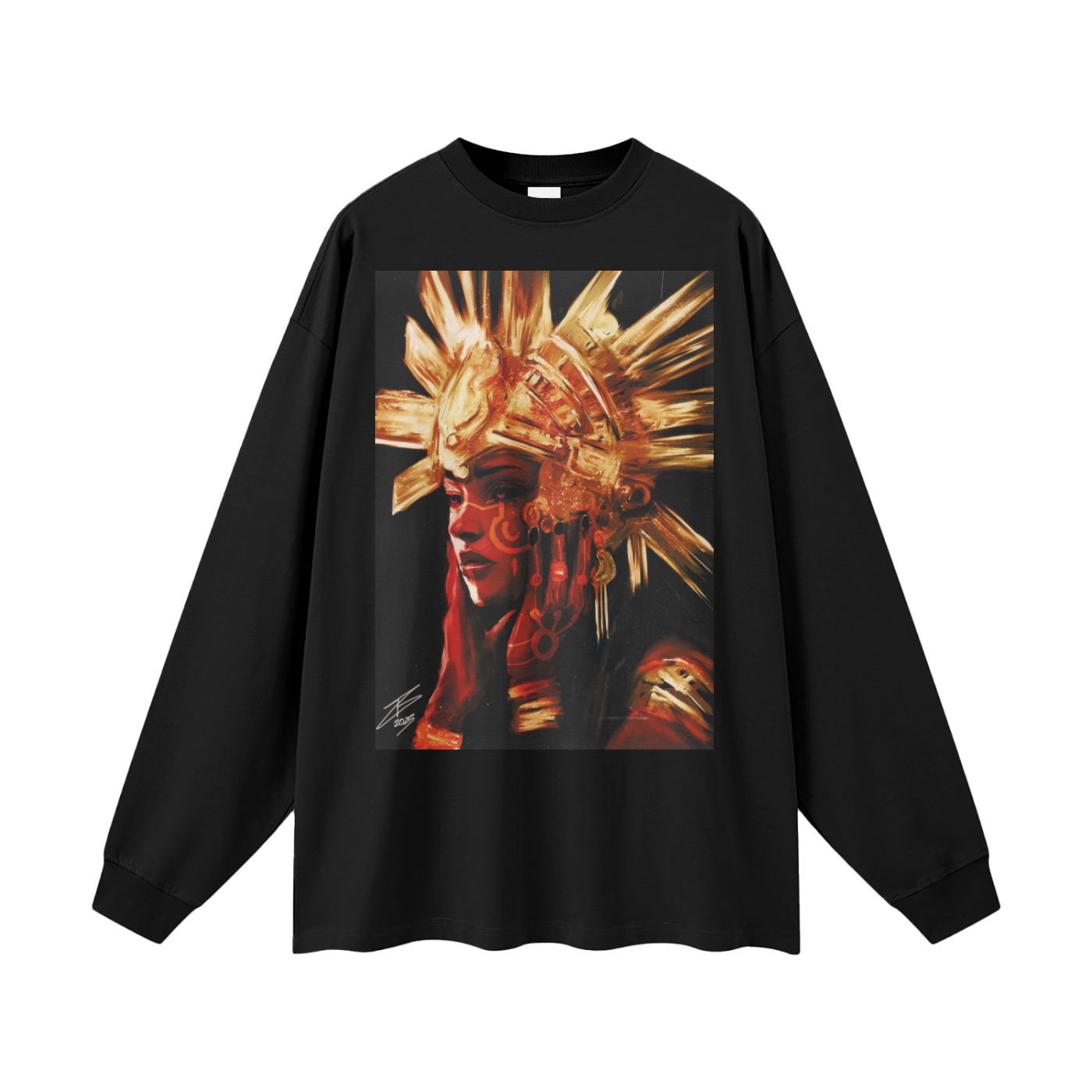 "Red Queen" Streetwear Long Sleeve Tee