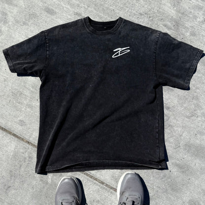 Force of Nature Acid Wash Oversize T-Shirt